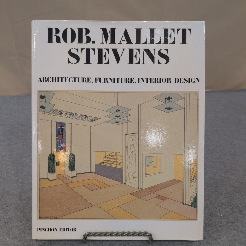 Rob. Mallet-Stevens Architecture Furniture Interior Design MIT Press Hardcover